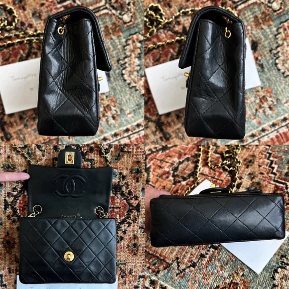 SOLD**Chanel Vintage Classic Mini Square Single Flap Bag - Picture 7 of 12